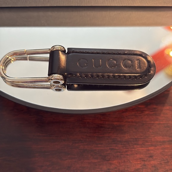 GUCCI Vintage Black Leather Keyholder - Picture 4 of 5